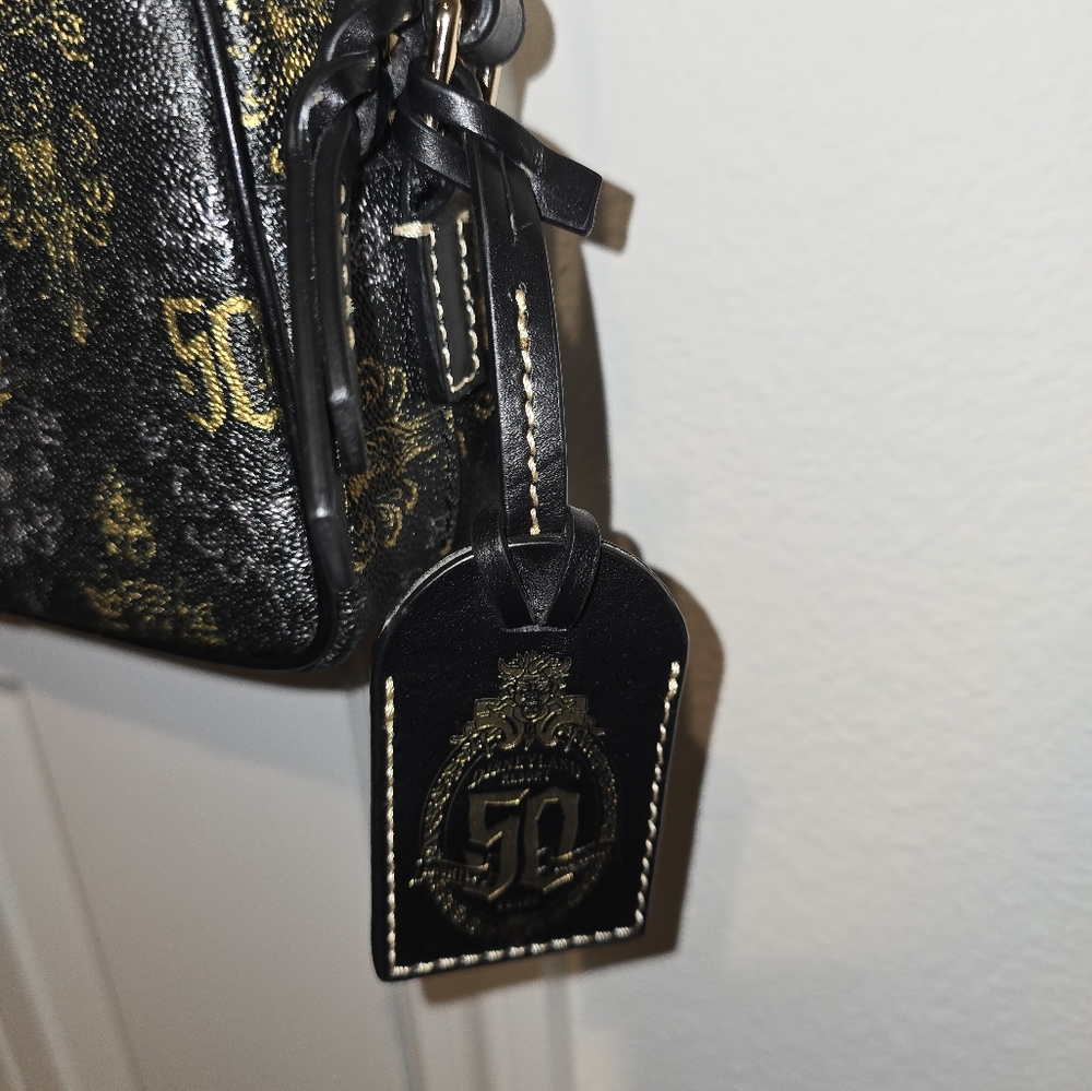 Dooney & Bourke Black and Gold Crossbody DISNEY 5OTH Anniversary - Picture 3 of 6